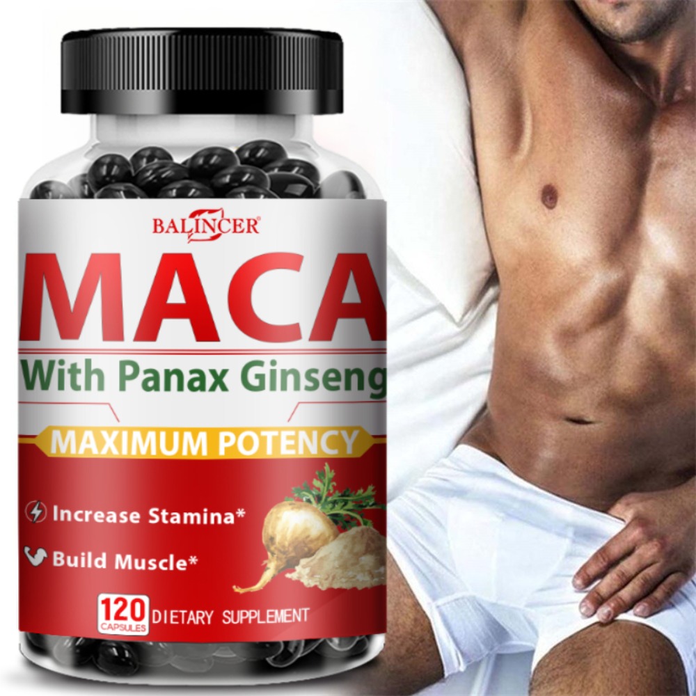 Valerian Root Capsule - Maca-Wurzel-Kapseln mit Ginseng, Ashwagandha - Steigert