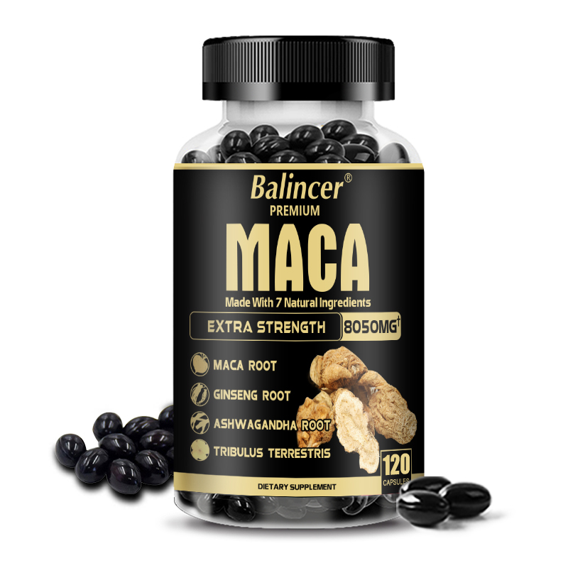 Valerian Root Capsule - 7-in-1 Premium Maca-Wurzel-Kapseln mit Ashwagandha, Ginseng