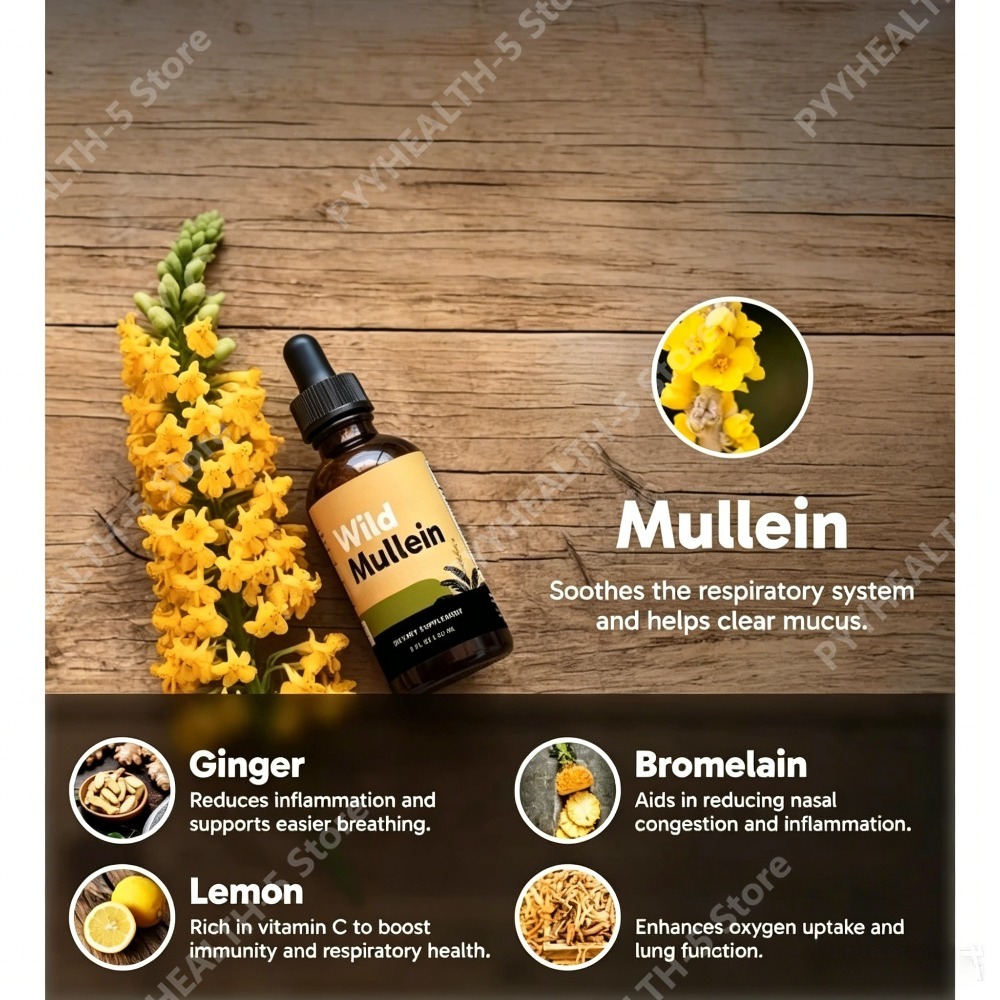 Wild-Mullein-Blätter-Tropfen m – Herbal Wellness Supplement Bewertung und Preis