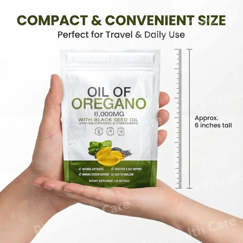 Oreganoöl mit Schwarzkümmelöl  – Herbal Wellness Supplement Bewertung und Preis