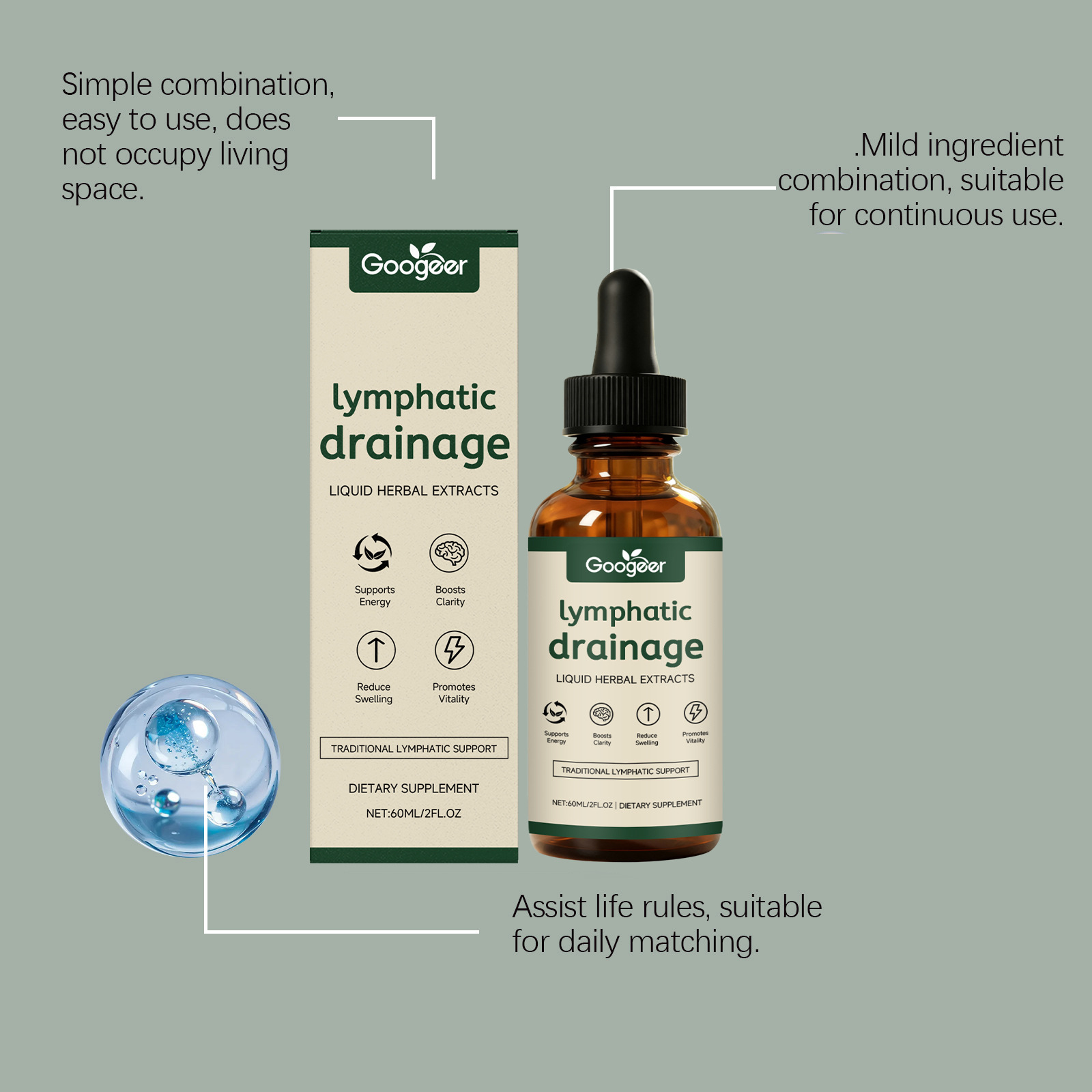 Lymphdrainage-Tropfen 11-in-1  – Herbal Wellness Supplement Bewertung und Preis