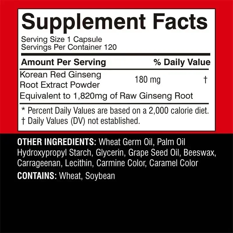 Koreanisches rotes Ginseng-Erg – Valerian Root Capsule Bewertung und Preis