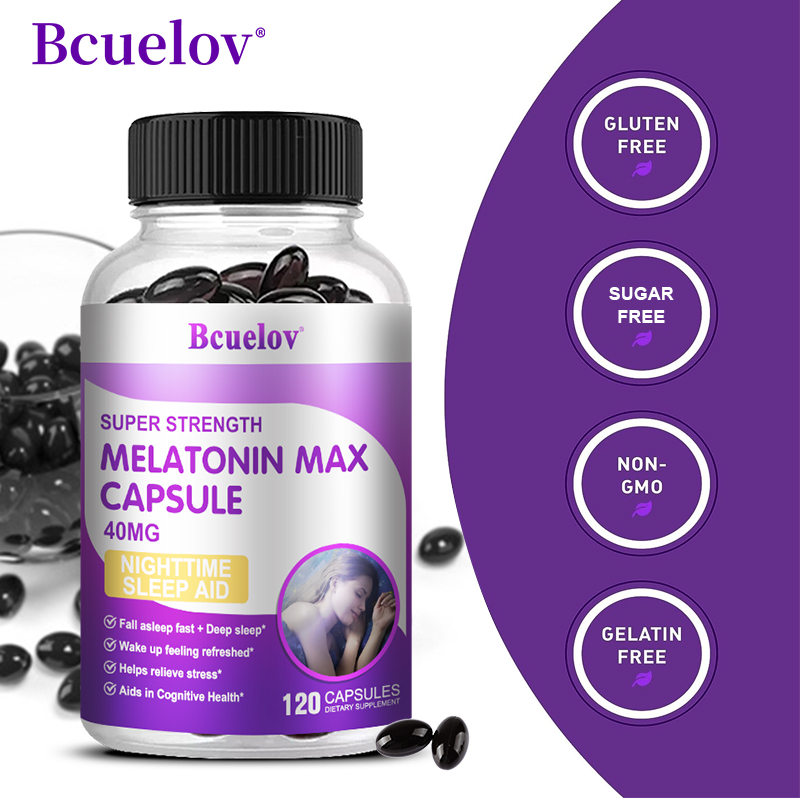 40mg Melatonin-Kapseln mit Kam – Valerian Root Capsule Bewertung und Preis