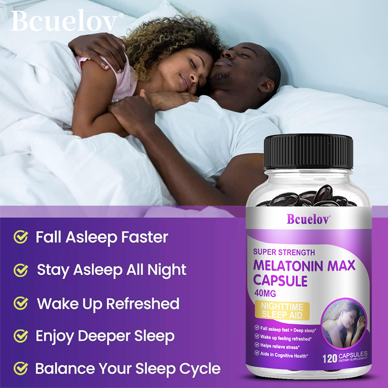 40mg Melatonin-Kapseln mit Kam – Valerian Root Capsule Bewertung und Preis